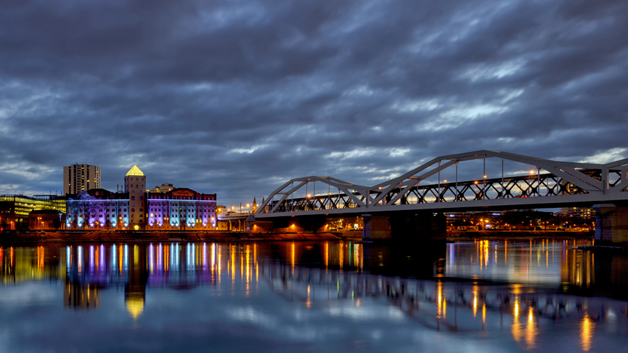 Ludwigshafen, Walzmühle, Konrad-Adenauer-Brücke