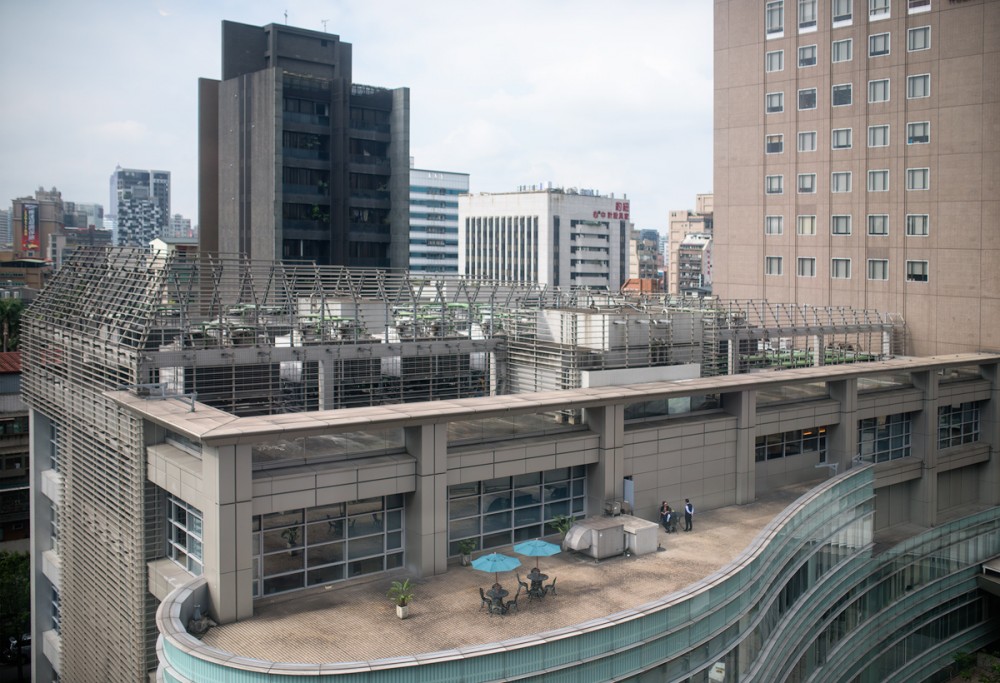 Taipei, Blick aus dem Fenster