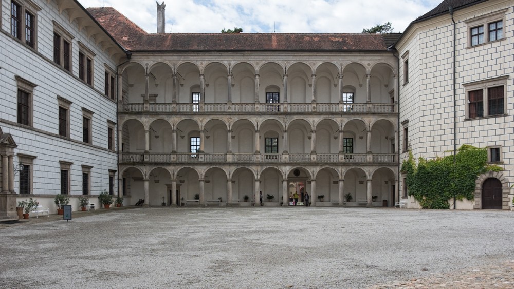 Zamek Jindřichův Hradec Innenhof