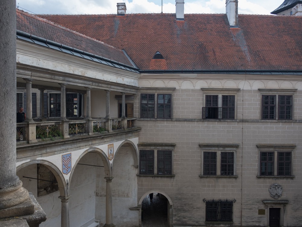 Telč - Schloss, Innenhof