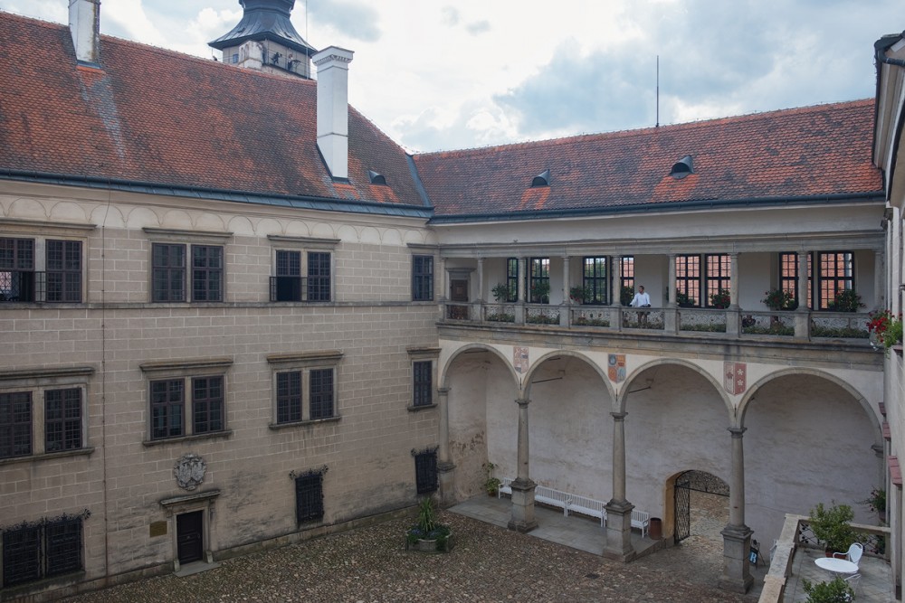 Telč - Schloss, Innenhof
