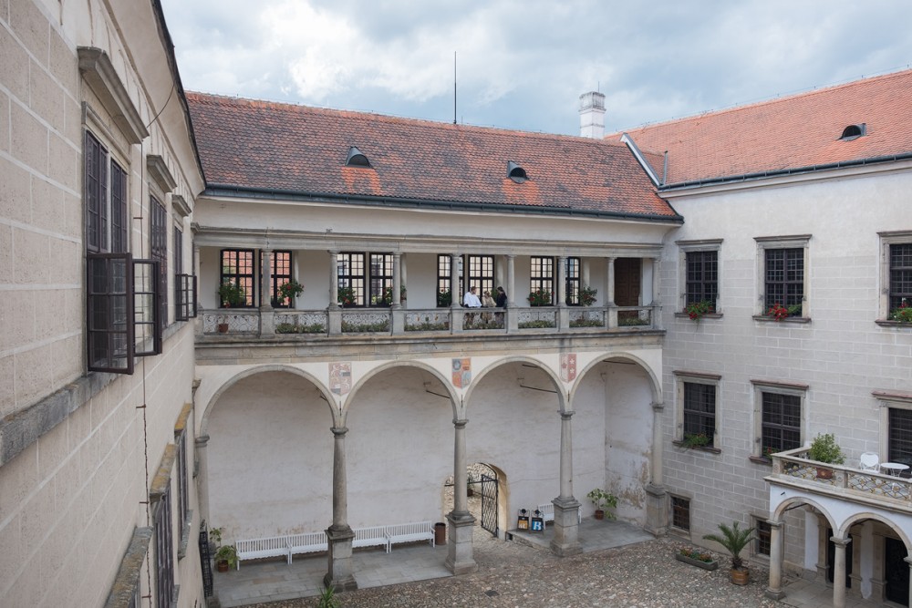 Telč - Schloss Innenhof