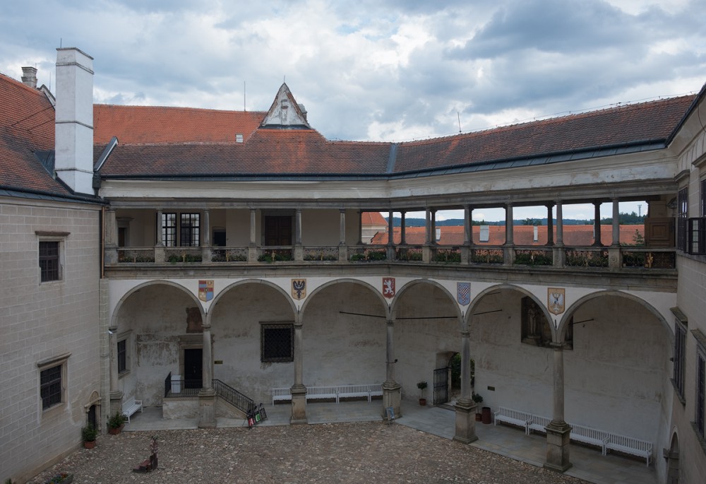 Telč - Schloss Innenhof