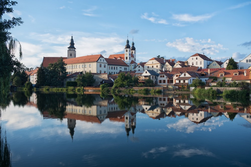 Blick auf St.Jakob und Jesuitenkirche