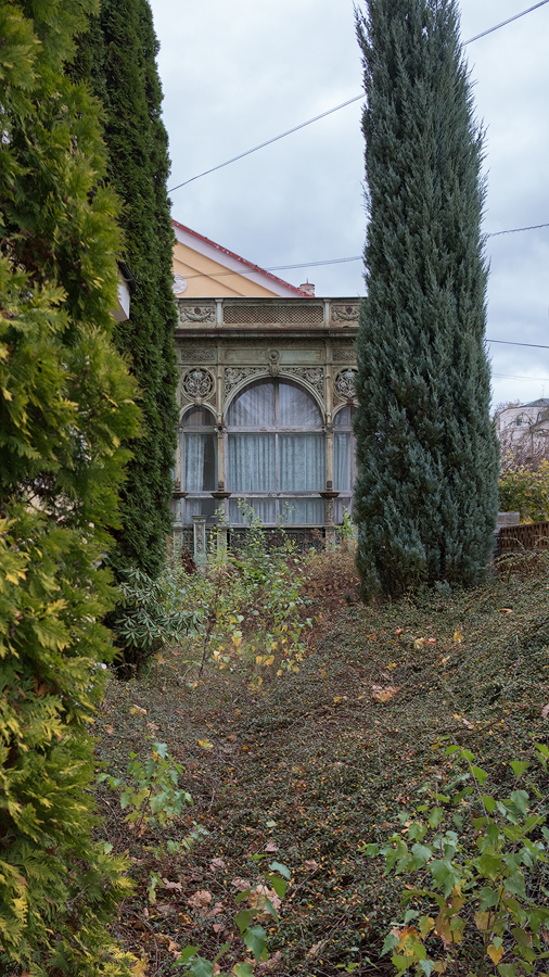 Detail eines Wintergartens