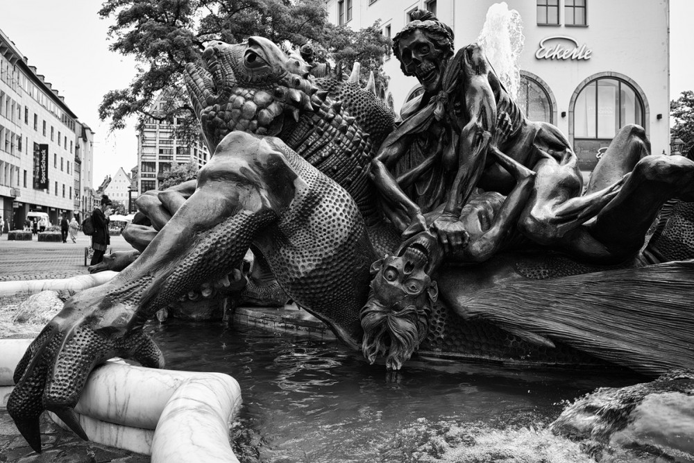 eigentlich Hans-Sachs-Brunnen am Weißen Turm, 1984