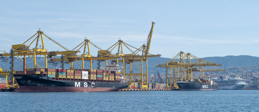 MSC NILGUN, MSC CAITLIN, PACIFIC ENCOUNTER, Porto di Trieste