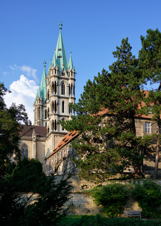 Naumburg Dom Gartenansicht